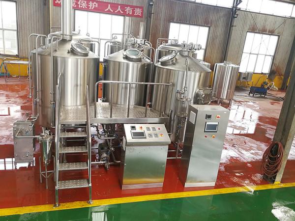 Nanobrewery Beer Making Equipment Stainless Stain Material 2 Vessels Brewhouse