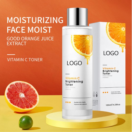 OEM New Products 300ML 500ml Skin Care Vitamin C Bright Moisturizing Whitening VC Face Care Toner