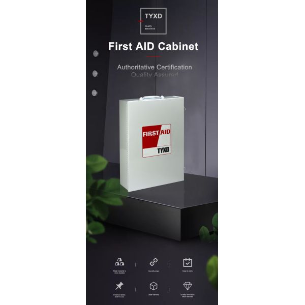 Medicine Locking Metal First Aid Cabinet Wall Mounted