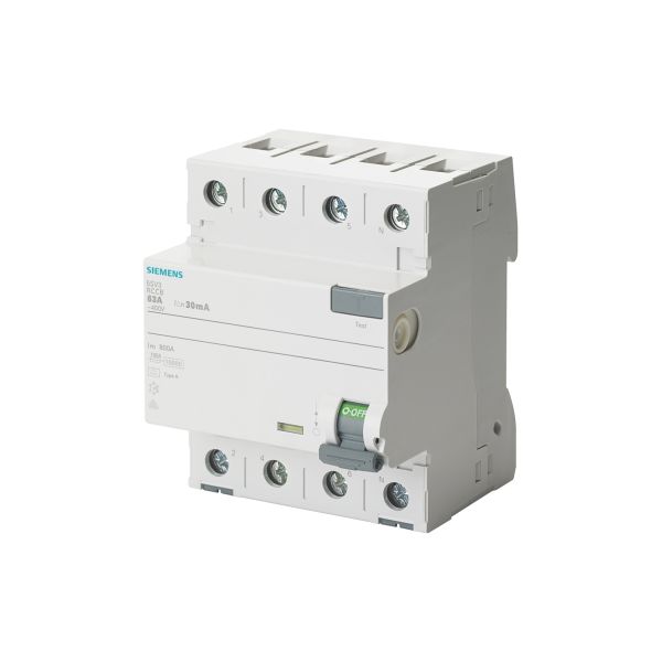 Siemens 5SV3646-6 Residual Current Operating Circuit Breaker Communication Interface