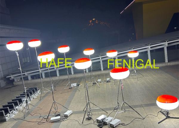 400W LED Tour lumineuse gonflable Lumière douce pour les zones de travail Facile d'installation
