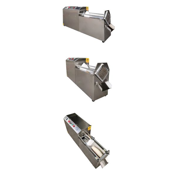 Овоща нашивки картошки машины пищевой промышленности 0.37KW автомат для резки картофеля фри электрического французский