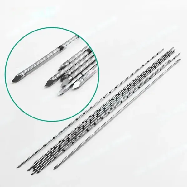 304 Stainless Steel Piercing Needle With Scale Sandblasted Sharpened