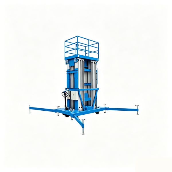 Low Profile Aluminum Vertical Mast Lift Systems For Mega Convention Center ODM