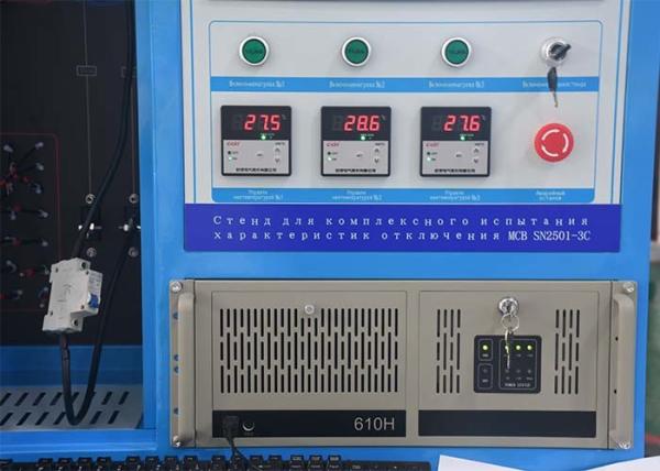 Circuit Breaker Tripping Characteristics Comprehensive Testing Machine 3 Stations IEC60898-1