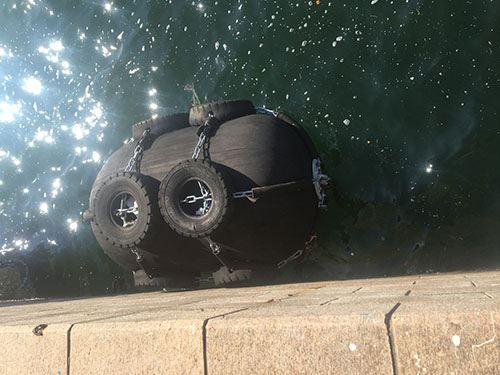 Раздувные плавая пневматические резиновые обвайзеры D1000×L2000 портативные для причала