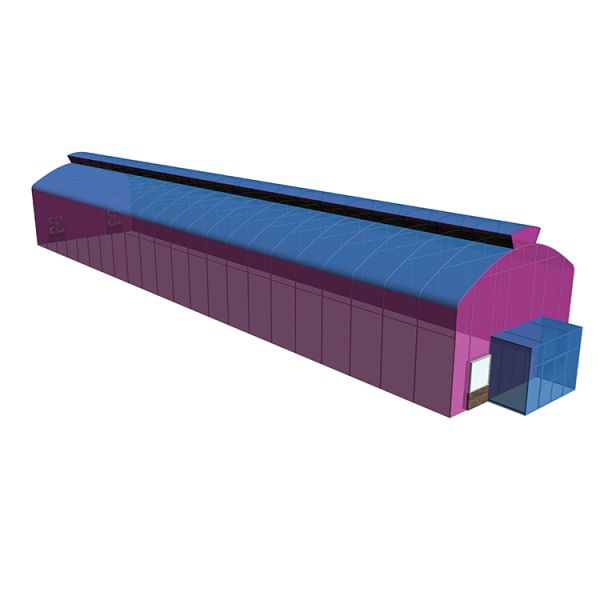 Umbrella Structure Agricultural Greenhouse 8m Height Wide Span Greenhouse