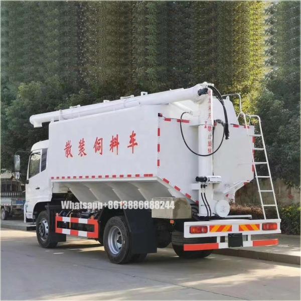 Dongfeng Single Bridge 22000  Liters Bulk Forage  Bulk Cement Tanks