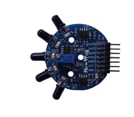 Flame Sensor , Five Ways Flame Sensor module for Arduino For RC Car / Robotics