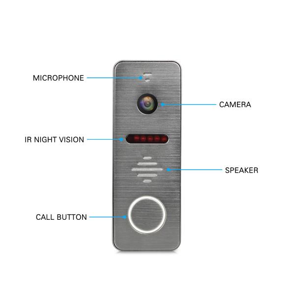 Waterproof Digital IR Night Vision IP WiFi Video Door Phone Video Doorbell