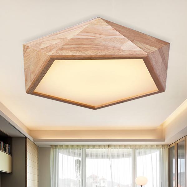 Natural wood ceiling Lights For Bedroom Living room Kitchen Lighting Fixtures (WH-WA-06)