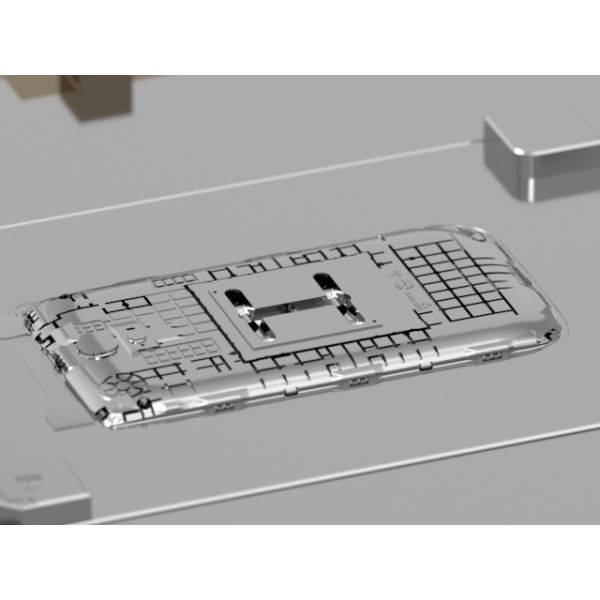 Обложка телефона раковины (1*1)/2-плиты отливают в форму/холодный бегун No.21869