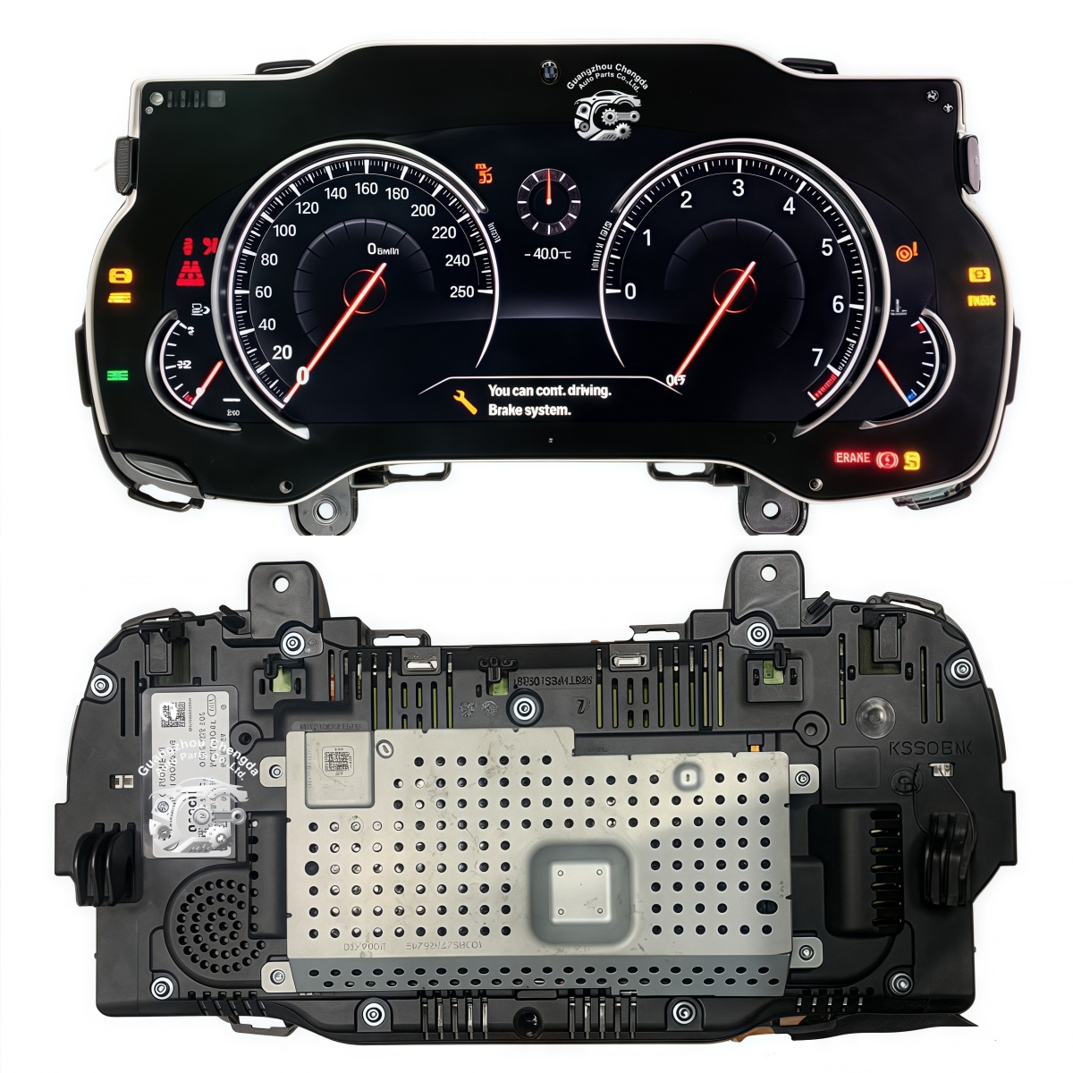 LCD Instrument Cluster Panel | for BMW 3/5/7 Series & X3/X4 (G30 G32 G11 G01 G02 2017-2019) | Speed Meter Multimedia Dashboard