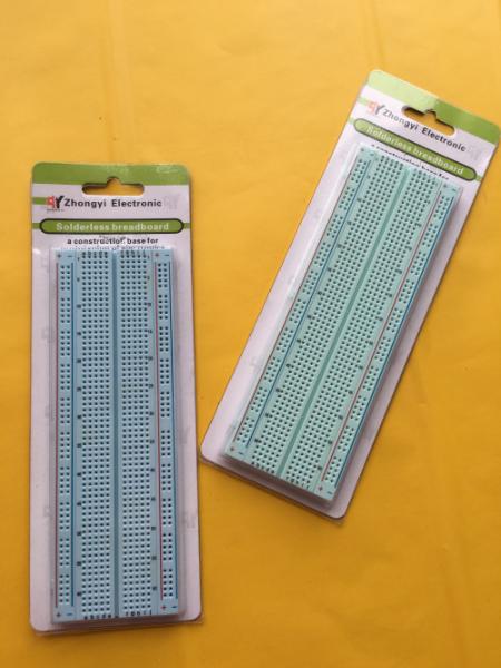 840 Tie-points Pink Round Hole Breadboard ,  2.54mm Pitch Solderless Circuit Board
