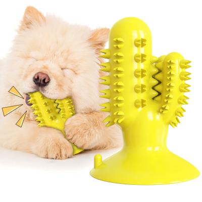 Cactus Shape Interactive Pet Toys Molar Teeth Dog Dental Chew Toy TPR 125g