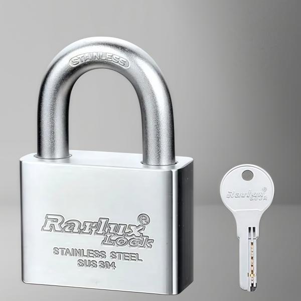 Rarlux Best Design Anti-theft Padlock Eco-Friendly Fine Workmanship Stainless Steel Square Type Padlock