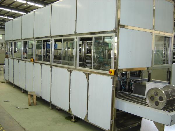 High Efficiency Automatic Ultrasonic Cleaning Machine 0.6MPa For Metal Components