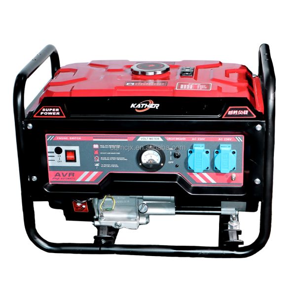 212cc Displacement 2.8kw Gasoline Electric Generator for Small Electric Power Needs