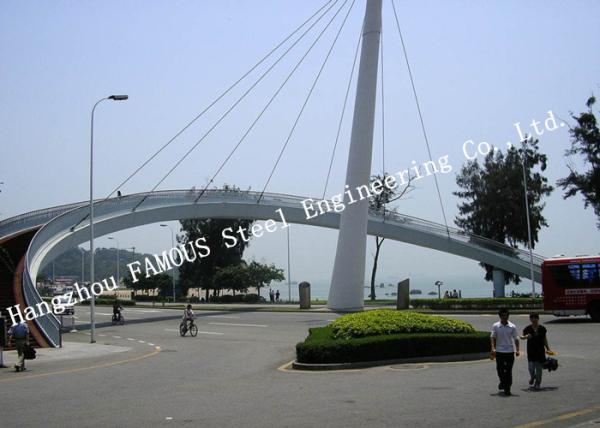 Preassemble Steel Pedestrian Bailey Bridge Public Transportation UK British Standard