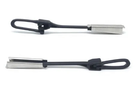 10PCS Сцепление кабеля из нержавеющей стали и пластика для ввода FTTH в сеть