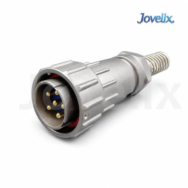 FQ24-6TJ-12 connector, 6 pin circular connector, waterproof circular connector, industrial electrical connector, circular connector supplier