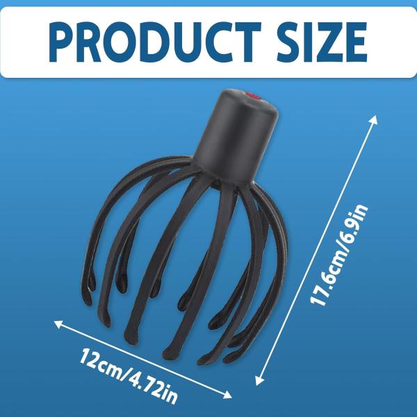 Electric Octopus Claw Head Massager For Easy Pain Relief , Octopus Claw Massager For Sale