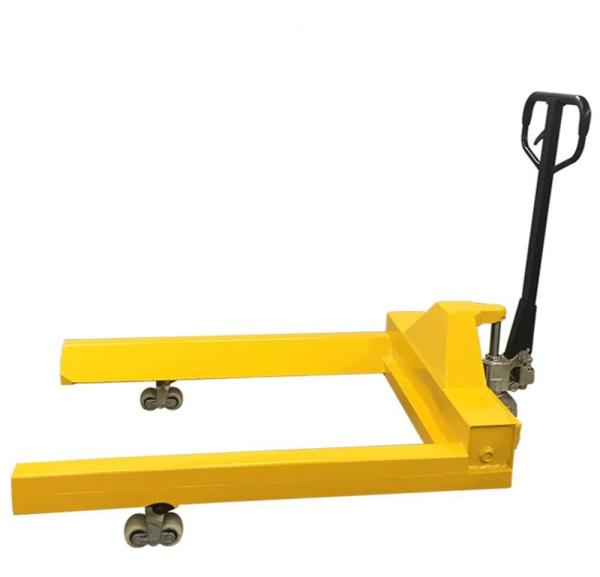 2000 Kg 2 Tons Manual Hand Pallet Truck For Handling And Transporting Cylindrical Loads