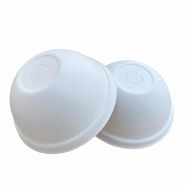 80 90mm Biodegradable Bagasse Cup Lids For Hot Cold Drinking