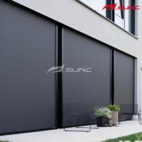 La voie extérieure de fermeture éclair de balcon aveugle les abat-jour de rouleau protégeant du vent d'alliage d'aluminium