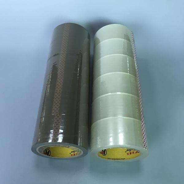 Hand  Bopp Adhesive Tape / Bopp Packing Tape 35-90 Mic Thickness For Carton Sealing