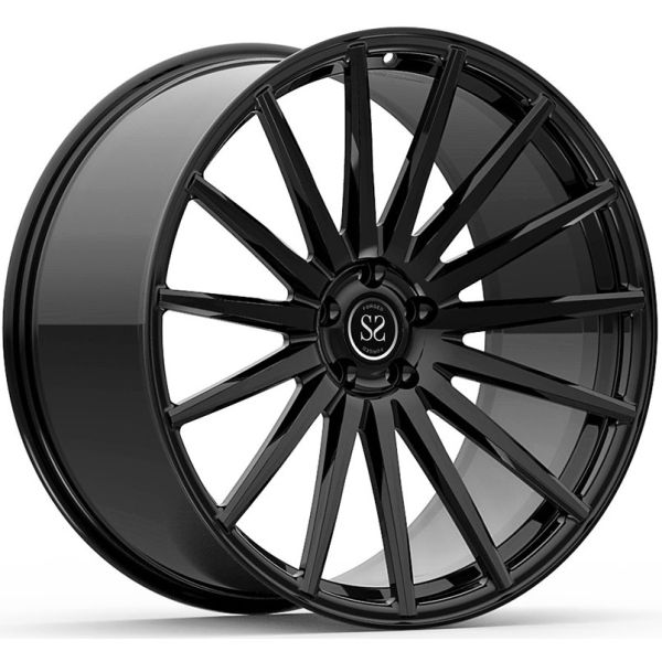 22x9.5 And 22x11 Gloss Black Forbed Wheels For G70 BMW 760