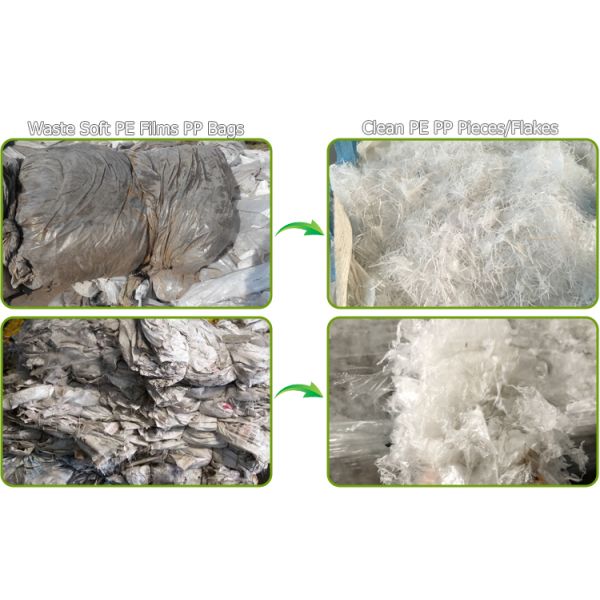 High Capacity New Plastic Bags Washing Machine Line