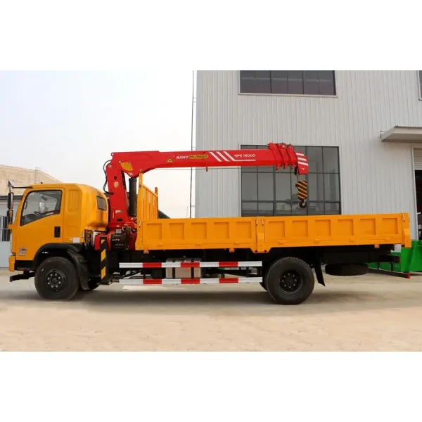 Light Duty Tow 8t Truck with Rotating Arm Crane