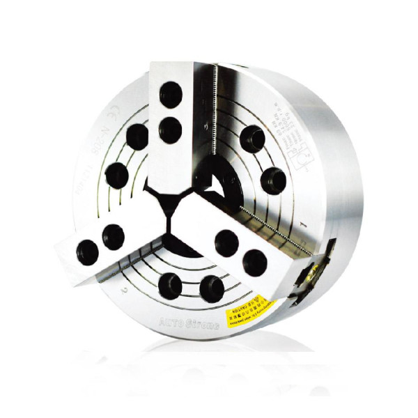 Cast Steel N-200 3 Jaw Through Hole Power Chuck