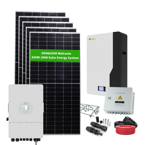 New Arrivals 30KW Solar Battery System 30KVA Solar System Home Power Solar Photovoltaic Energy Conversion System