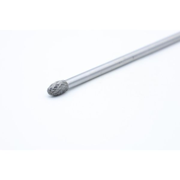 SE-2ZML6 DC Double Cut Extended Shank Carbide Burr for Smooth Finishing on Soft Metals