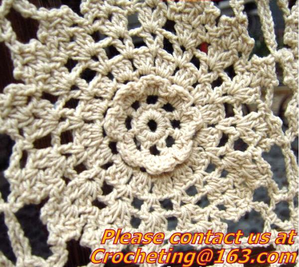 handmade, Crochet Round table clothing - table cover, handmade crochet, blanket, clothes