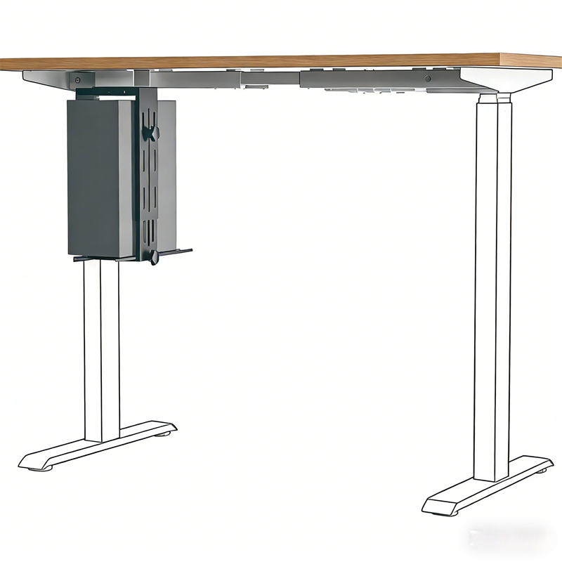 ODM Lift Desk Accessories CPU Mount PC Holder Under Desk Anti Slip