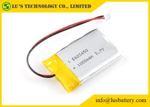 Baterias recarregáveis de LP603450 3.7v 1000mah Lipo para o ODM do OEM da