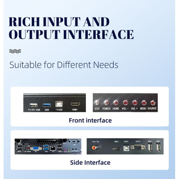 110In Interactive Flat Panel 4K LCD Interactive Smart Board For Government