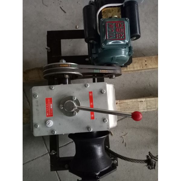 Steel Electric Cable Winch Puller / Portable Electric Winch For Cable Pulling