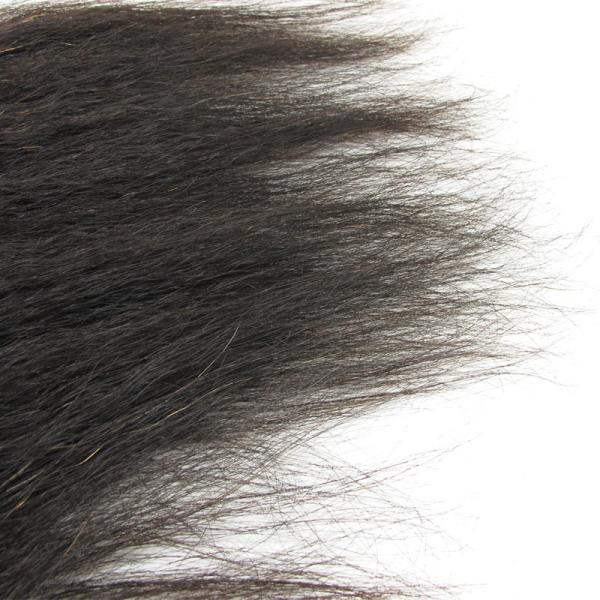 O cabelo humano brasileiro perverso/de Yaki estilo reto empacota/extensão