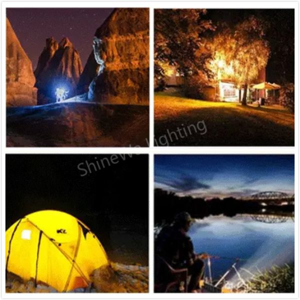 10W Magnetic Solar Rechargeable Handheld Led Work Lights Tripod Mounted