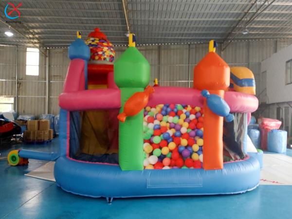Manufacturer Inflatable Combos Happy Easter Candy Inflatable Bounce House Castle