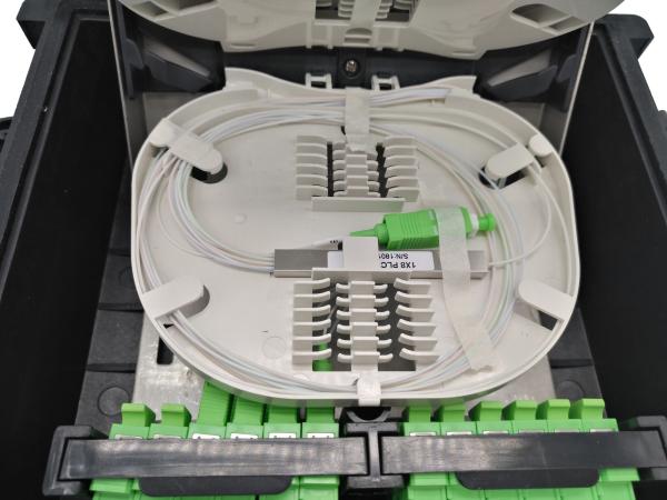 Caixa comum do cabo de fibra ótica dos portos do cabo pendente 16 de FTTH, cerco da caixa de junção da fibra ótica