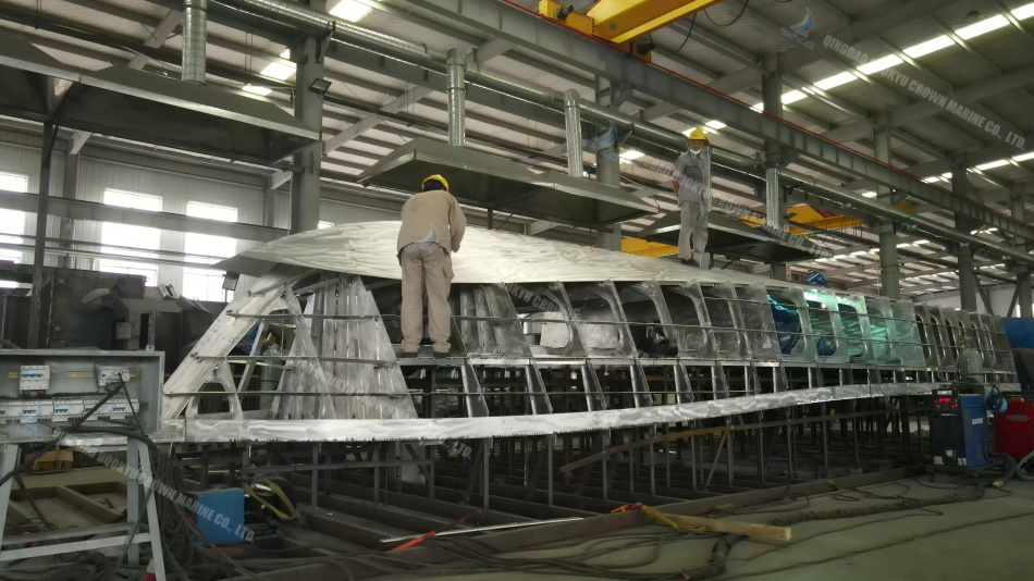13m Offshore Aluminum Alloy Boat Working Landing Boat