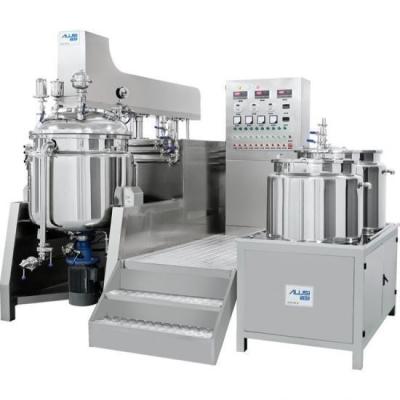 Misturador do emulsivo do vácuo do aquecimento de vapor, máquina de creme cosmética do misturador 500L