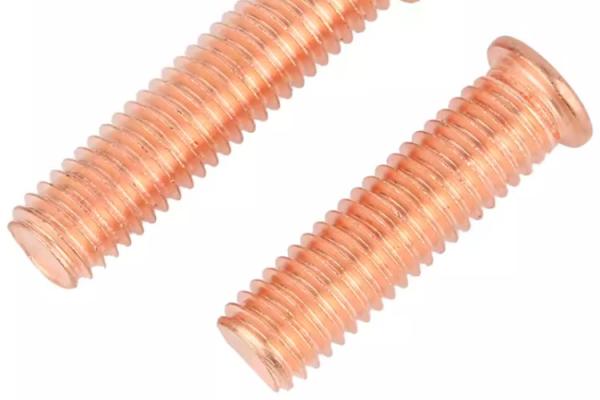 High-Quality M12 & M20 Brass-Plated Weld Stud Bolts with Nut and Washer T1 T2 T3 for Durable Metal