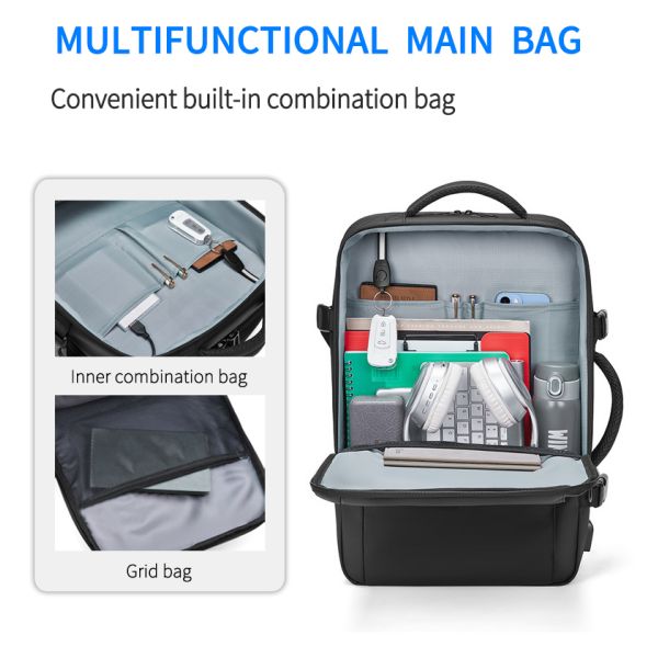 Oxford 17.3 Inch Laptop Backpack Waterproof Office Backpack 20-47Litre