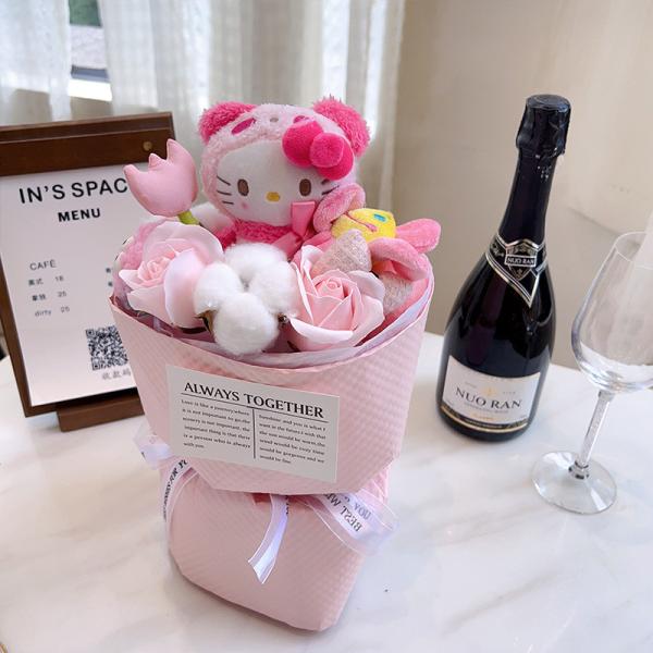 Valentine's Day Gifts Creative Plush Doll Flower Bouquets Finished Dolls Muse Flower Bouquets Mother's Day International Women's Day